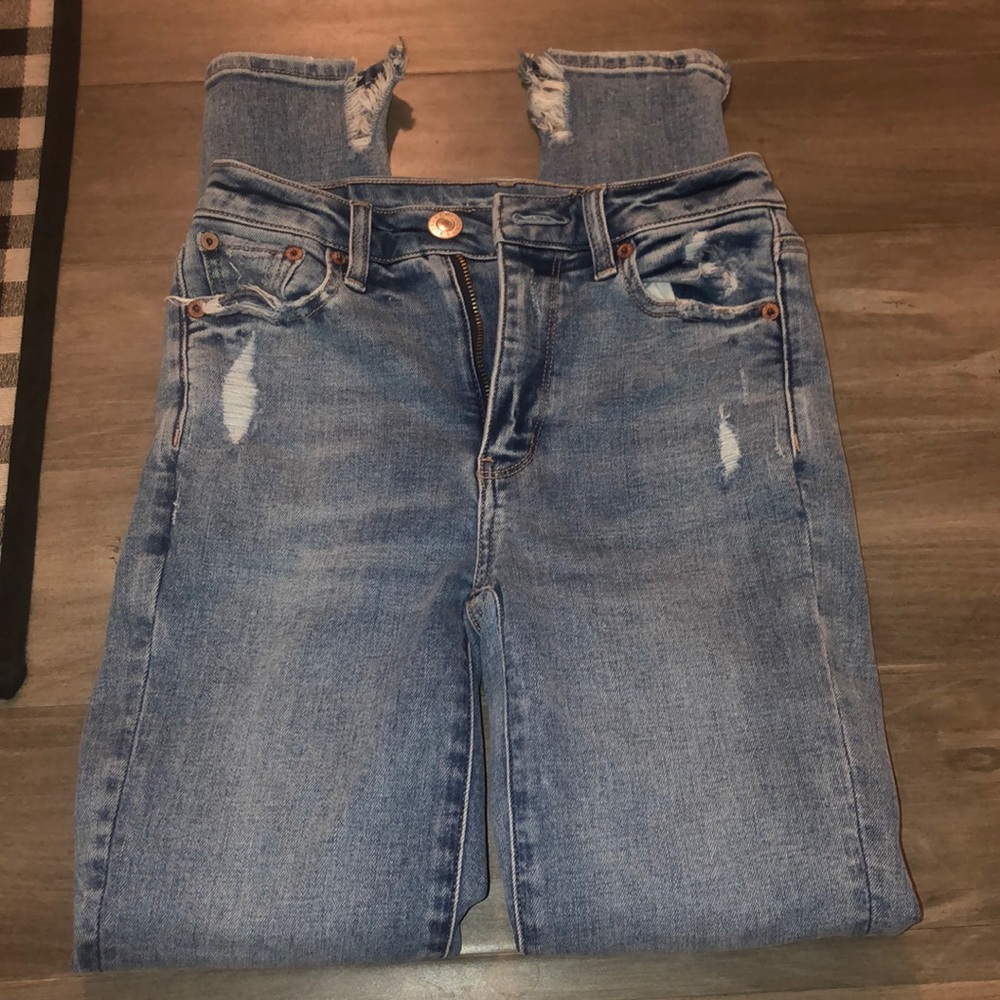 American Eagle high rise jeggings super stretch